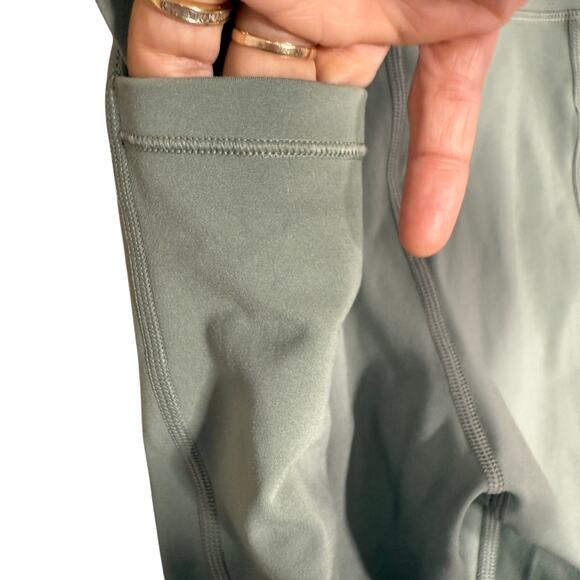 Spiritual Gangster High Rise Green Leggings w/ Pockets | Yoga Pants | Small - Picture 7 of 11